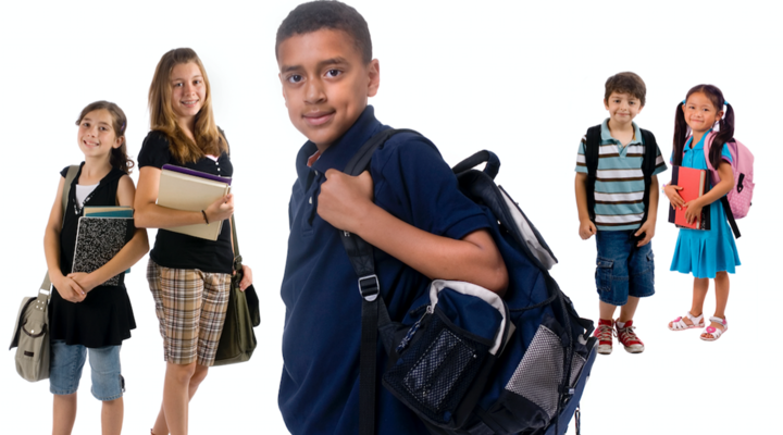 Kids ready for school