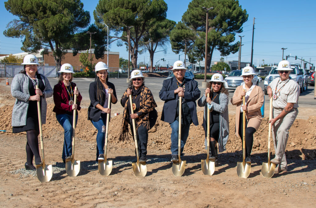 IMG_0789 Board of directors with shovels at construction site